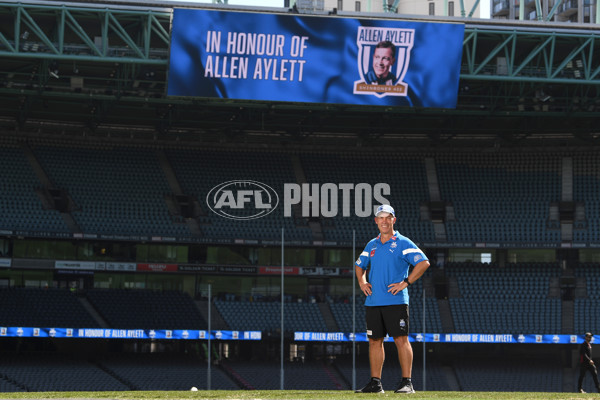 North Melbourne Kangaroos Marvel Stadium Media Opportunity - A-899929