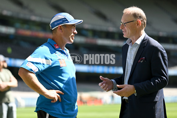 North Melbourne Kangaroos Marvel Stadium Media Opportunity - A-899935