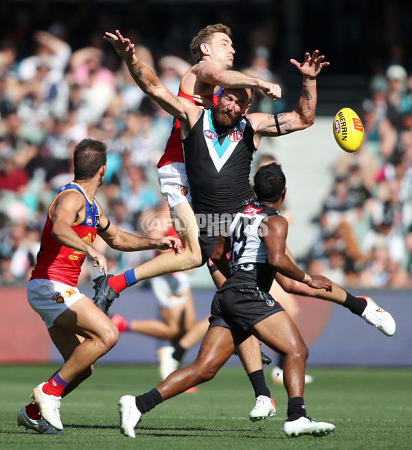 AFL Rd 1 - Port Adelaide v Brisbane - A-911194