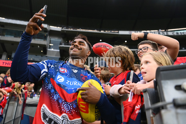 AFL Rd 1 - Melbourne v Western Bulldogs - A-914821