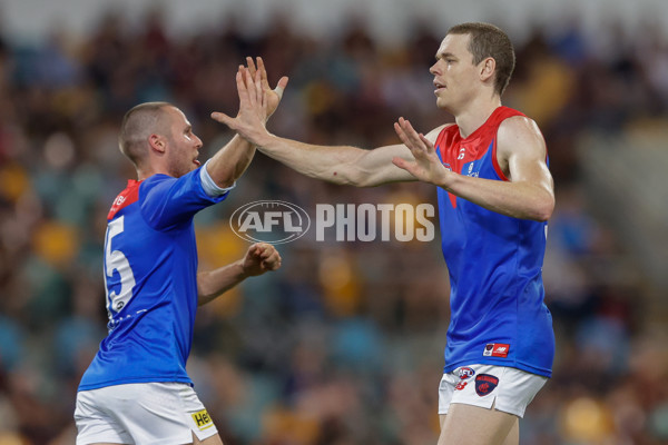 AFL Rd 2 - Brisbane v Melbourne - A-959734